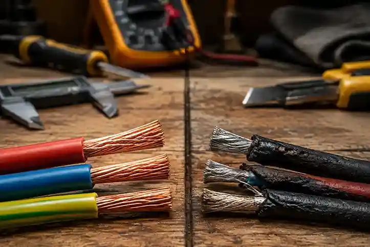 تشخیص سیم برق اصل از تقلبی (1)